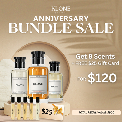Anniversary Bundle - Buy 3 Get 5 Free Scents + Free $25 Gift Card